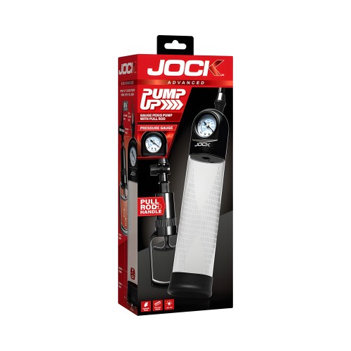 JOCK Pump Up Gauge Penis Pump with Pull Rod