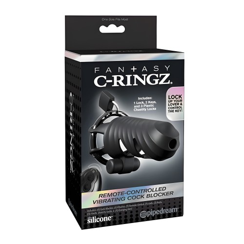 Fantasy C-Ringz - Remote Vibrating Cock Blocker