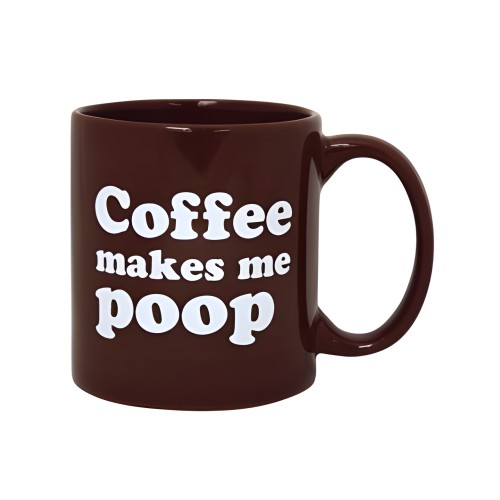 Taza Attitude Coffee Makes Me Poop - 22 oz