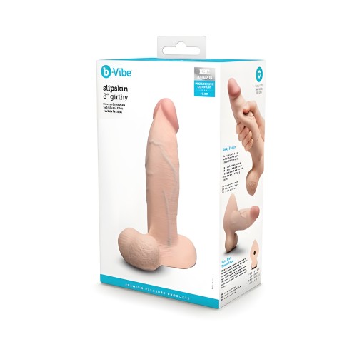 B-vibe Slipskin Dildo Girthy 8 Crm