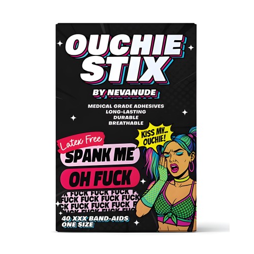 Neva Nude Naughty XXX Ouchie Stix Bandages - Pack of 40