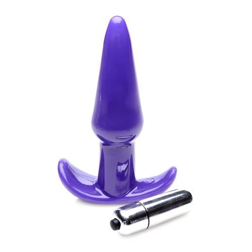Plug Anal Vibrante Suave Frisky - Morado