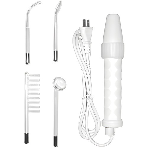 Kit de Electro Sexo Neon Wand - Púrpura