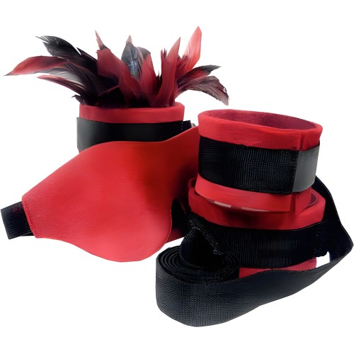 Kit Sexy Slave en Negro y Rojo