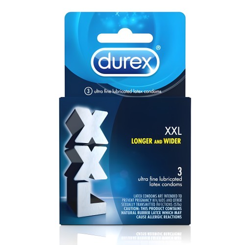 Condones Lubricados Durex XXL