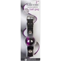 Gag de Silicona Removible Spartacus 2 Pulgadas Swirl