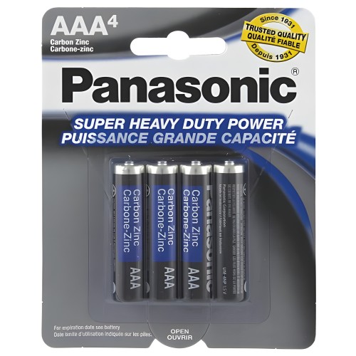 Panasonic AAA Batteries 4 Pack