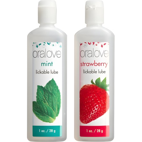 Duo Delicioso Oralove - Fresa y Menta