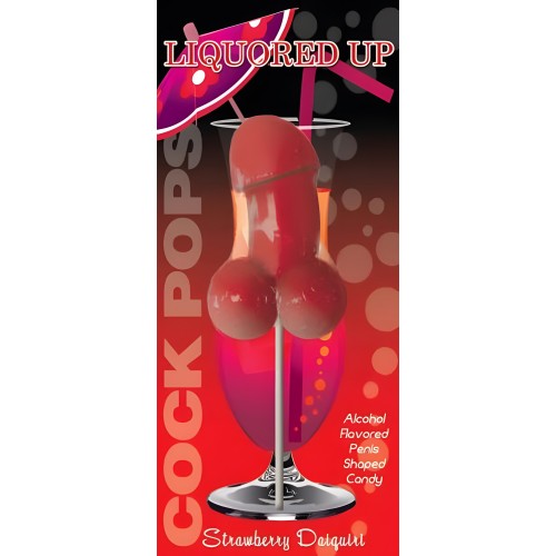 Lollipop Cock Pop-Sabor Daiquiri de Fresa