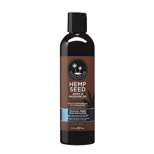 Aceite de Masaje Earthly Body Noches Marroquíes 8oz