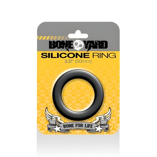 Anillo para el Pene de Silicona Boneyard de 2 Pulgadas Negro