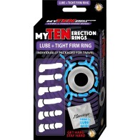 My Ten Erection Rings - Stretchy and Comfortable