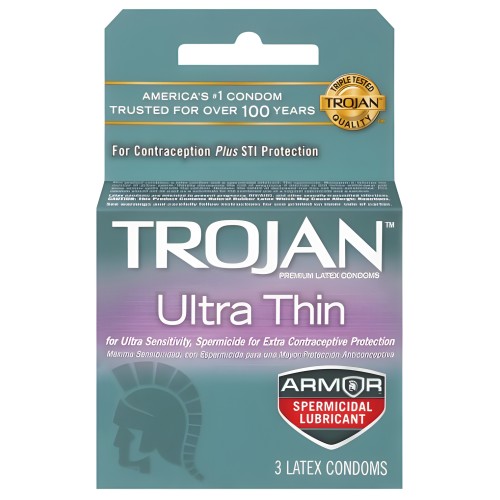Trojan Ultra Thin Armor (spermicida) 3pk