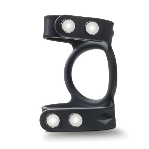 Performance Vs8 Double Cock & Ball Strap - Black