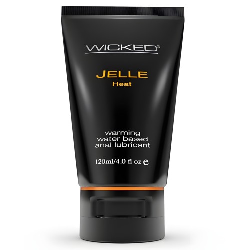 Lubricante Anal Wicked Jelle Gel de Sensación Caliente 4oz