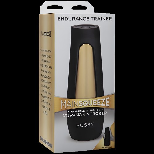 Main Squeeze Entrenador de Resistencia Stroker Pussy Beige