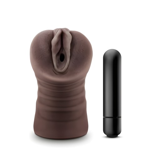 Masturbador Brianna Vagina de Hot Chocolate - Marrón