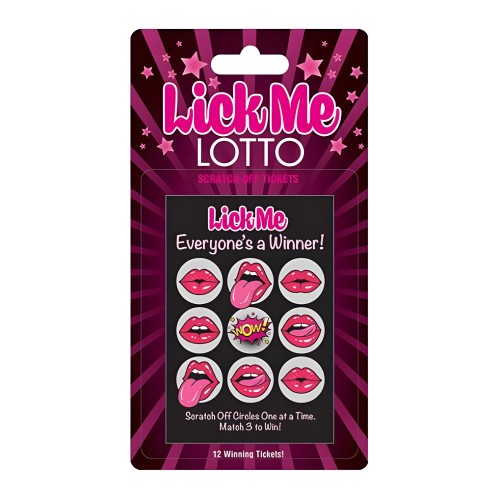 Lick Me Lotto Boletos para Raspar - ¡Diversión para Todos!