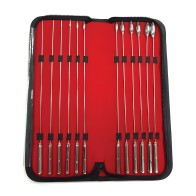 Stainless Steel 12-piece Rosebud Dilator Set