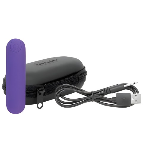 Vibrador Bullet de Poder Esencial Morado