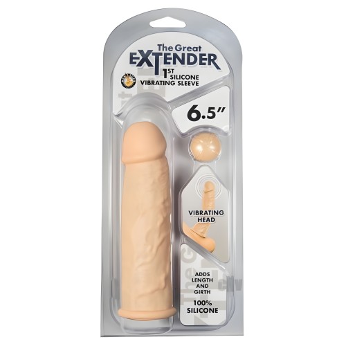 The Great Extender 1st Silicone Vibrating Sleeve