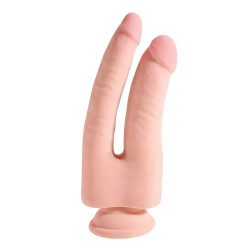 King Cock Dildo Doble Penetrador Triple Densidad de 9.5 pulgadas