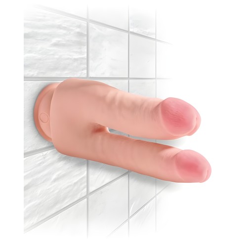 King Cock Dildo Doble Penetrador Triple Densidad de 9.5 pulgadas