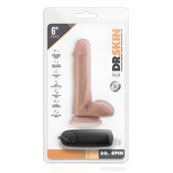 Dr. Skin - Dr. Spin 6" Gyrating Dildo Vanilla