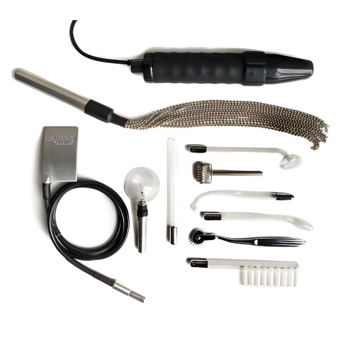 Kinklab Agent Noir Neon Wand Electrosex Kit