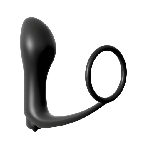 Plug Vibrante Cockring Anal Fantasy Ass Gasm Negro