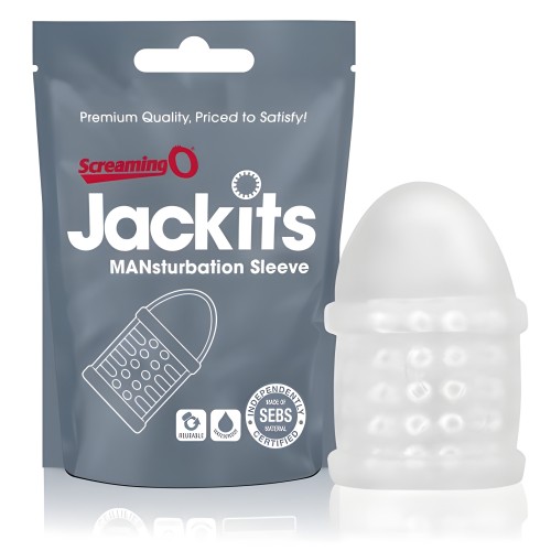 Screaming O Jackits Mansturbation Sleeve (clear Only)