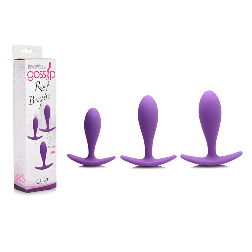Gossip Rump Bumpers Set De 3 De Silicona - Violeta