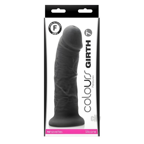 Dildo de Silicona Girth Colours - Negro