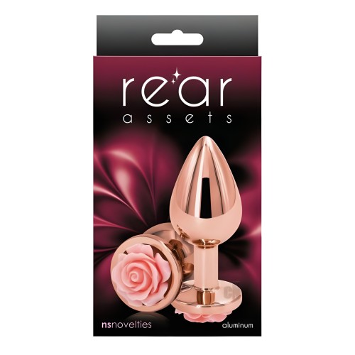 Rear Assets Rose Anal Plug - Medium