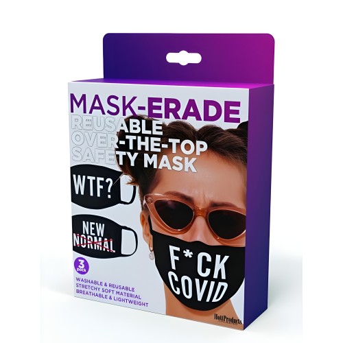 Mascarillas Maskerade - Paquete de 3