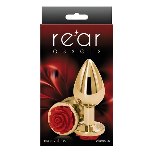 Plug Anal Rose Assets - Mediano - Rojo