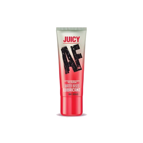 Juicy Af Water-based Lube - Strawberry 2 Oz
