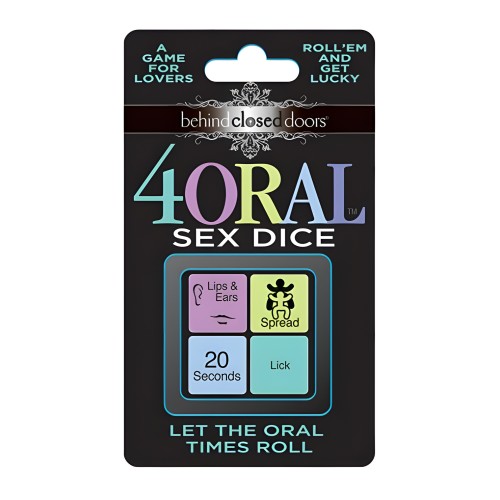 4 Dados de Sexo Oral - Juego Divertido para Parejas