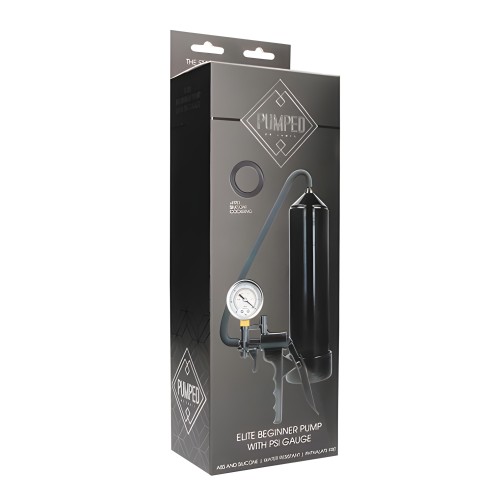 Pumped Elite Beginner Pump - Black with Gauge