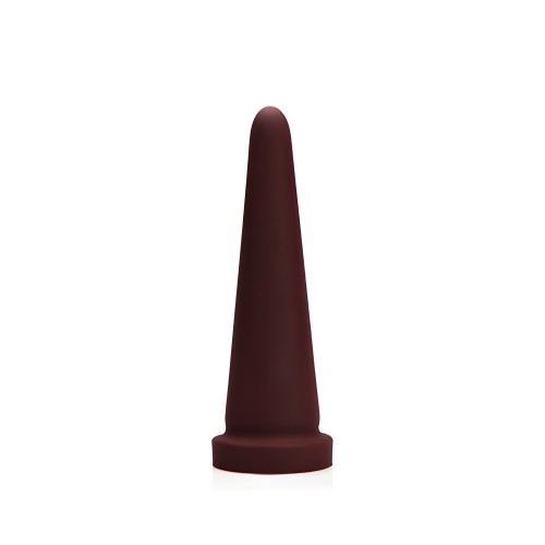 Tantus Cone Pequeño Firme - Rojo Oxblood