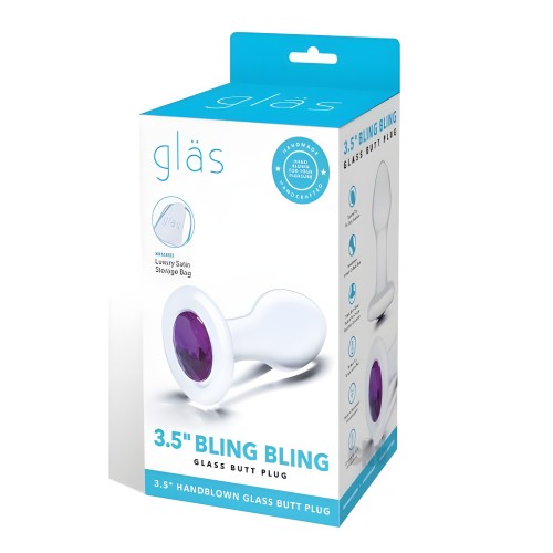 Glas Bling Bling Glass Butt Plug