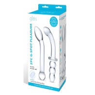 Set de Dildos de Vidrio Electric Eel para G-spot