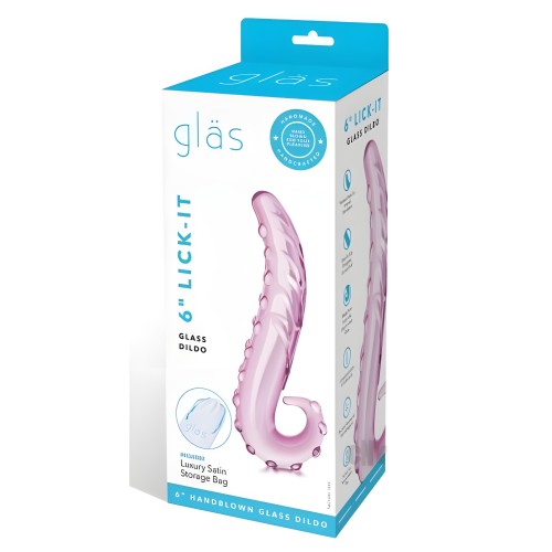 Dildo de Vidrio Glas 6" Lick-it