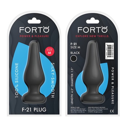 Forto F-21 Tear Drop - Medium Silicone Plug