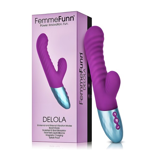 Femmefunn Delola Rabbit Vibrator | Dual-Density & Powerful