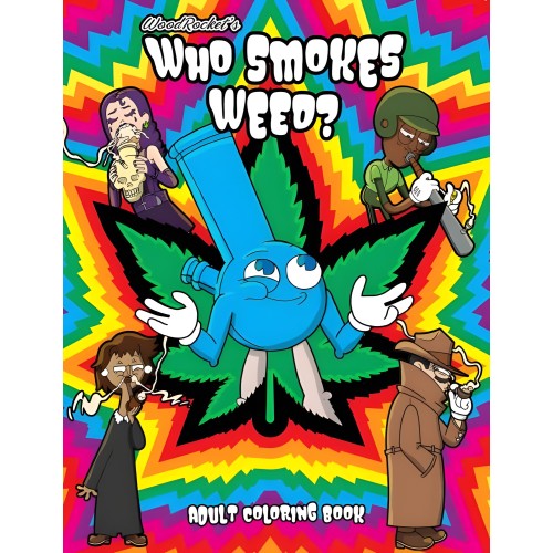 ¿Quién fuma marihuana? Libro para colorear