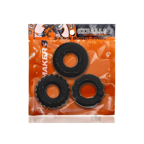 Oxballs Bonemaker Cockring Kit - 3-Pack