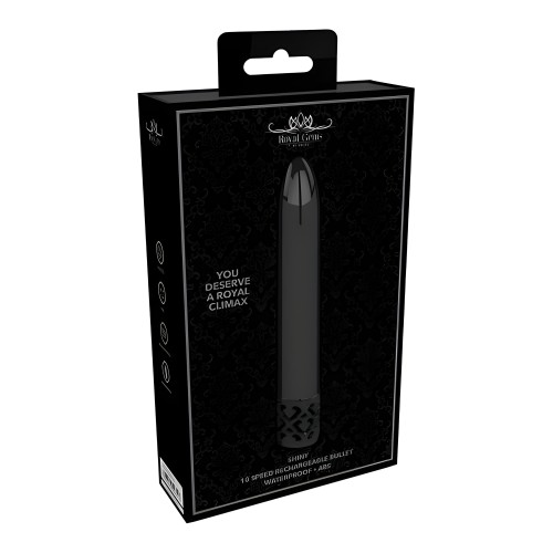 Royal Gems - Bullet Recargable Brillante Gunmetal