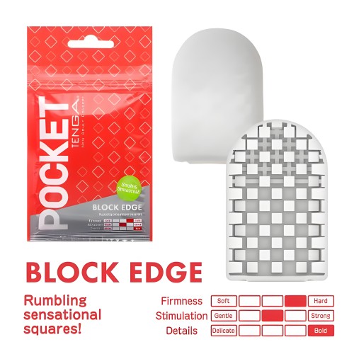 Tenga Pocket Masturbator Sleeve Block Edge