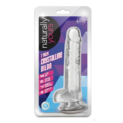 Dildo Cristalino Naturally Yours 7" Diamante